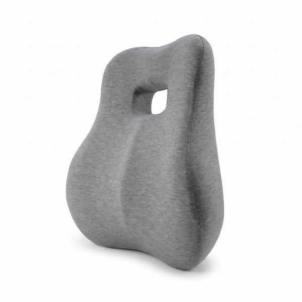 Ergonomic Lumbar Support Cushion - Cloud Grey